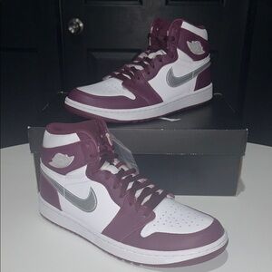 Jordan 1 Retro High Golf “Bordeaux” Men’s Size 10.5